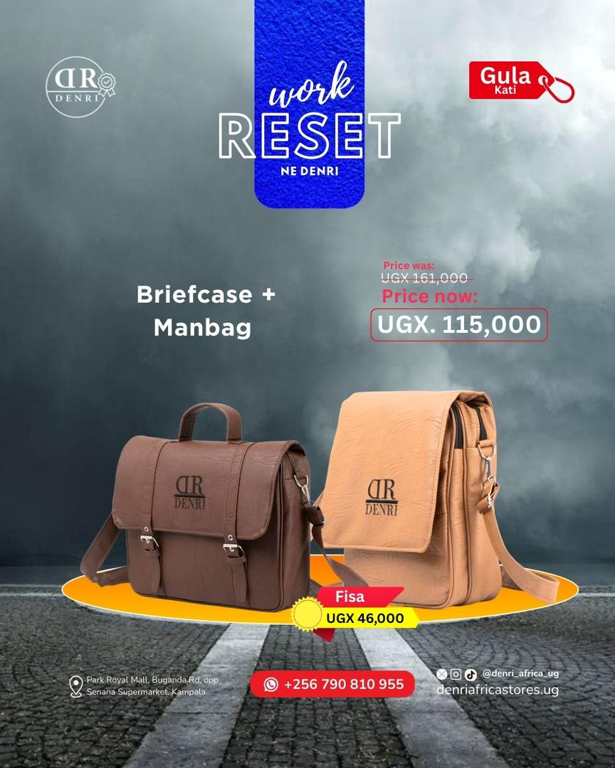 Denri Briefcase bag + Man Bag