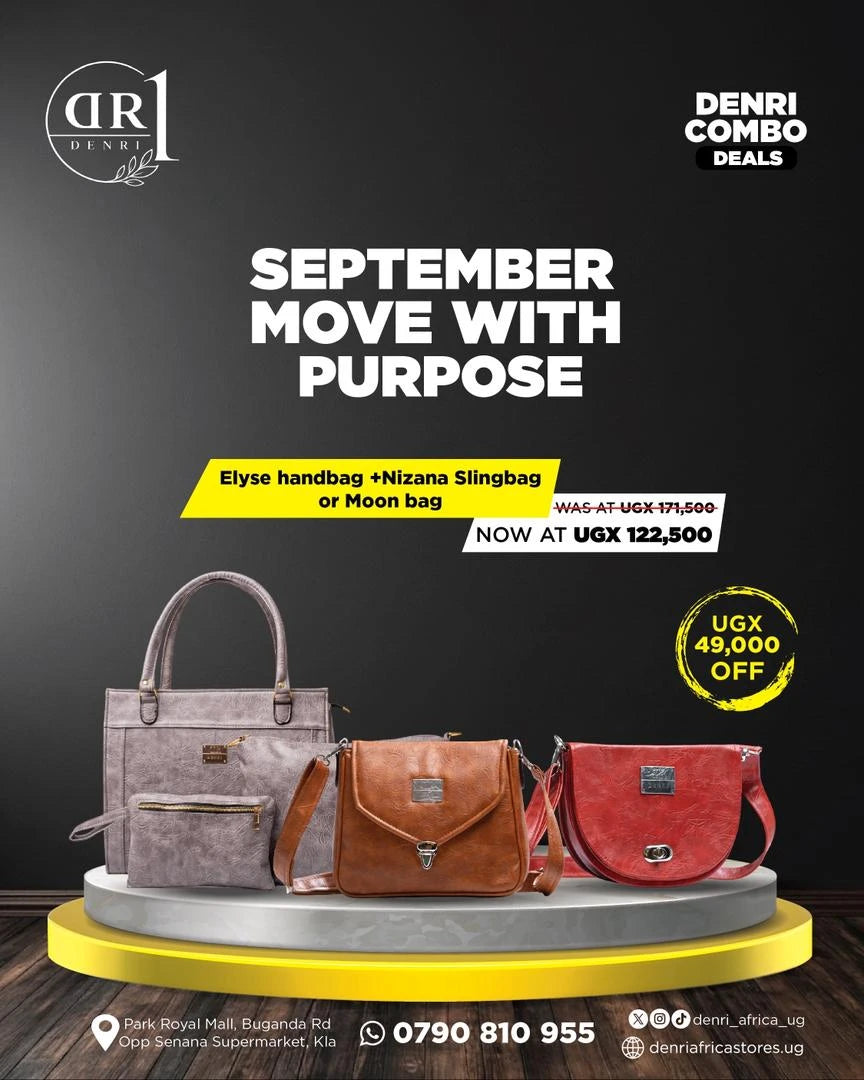 Elyse Handbag + Nizana Sling Bag or Moon Bag