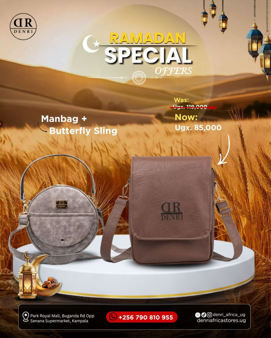 Denri Man Bag + Butterfly Sling