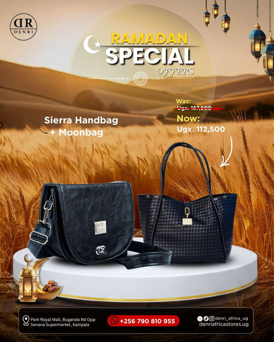 Denri Sierra Handbag + Moon Bag