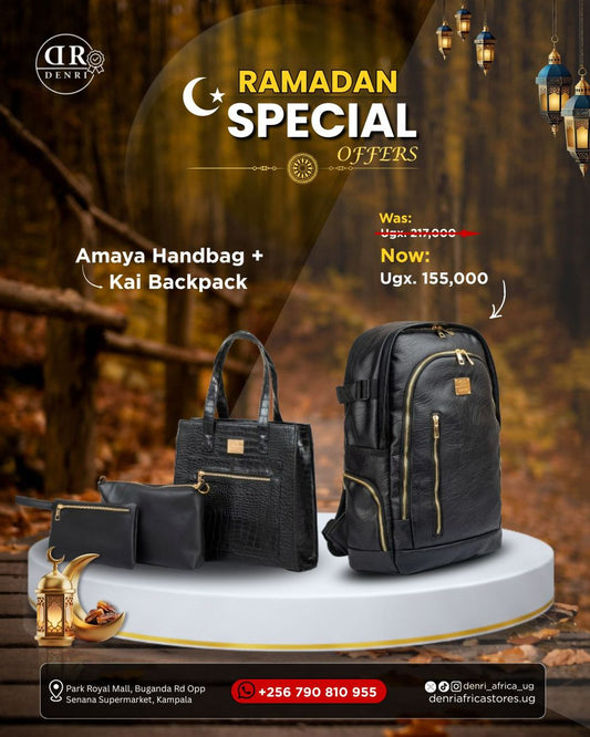 Denri Amaya Handbag + Kai Backpack
