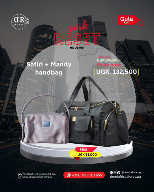 Denri Safiri Travel Bag + Mandy Handbag